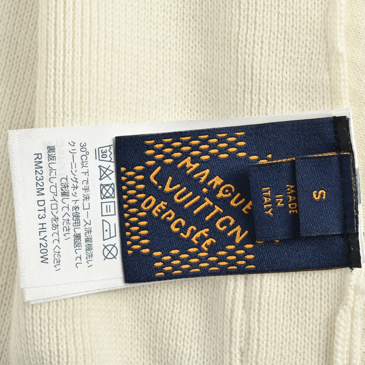 Louis Vuitton/Louis Vuitton 24Fw stand collar striped contrast zipper knitted jacket